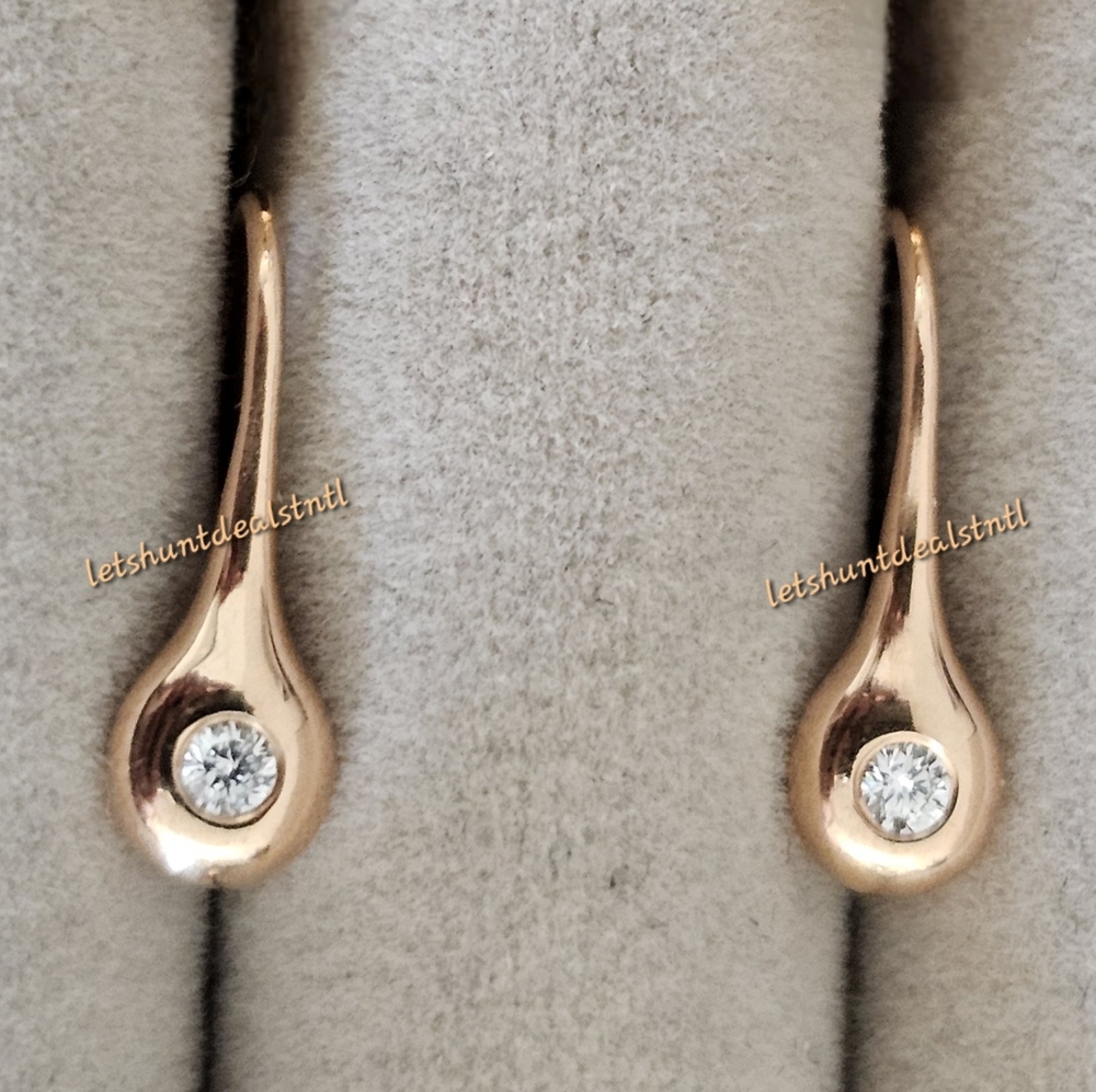 Pandora 18K Gold Love Pod Earrings with Diamonds.